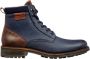 Van Lier Fritz leren veterboots donkerblauw - Thumbnail 1