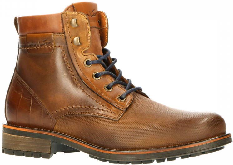 vermijden contrast Ounce Van Lier Fritz leren veterboots cognac - Schoenen.nl