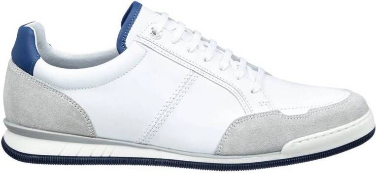 Van Lier Magnus leren sneakers wit