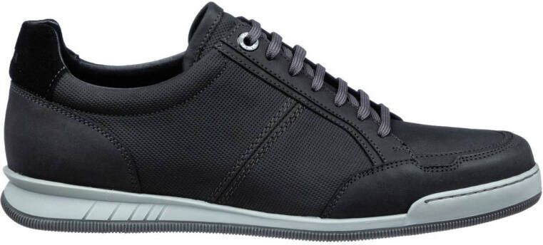 Van Lier Magnus nubuck sneakers zwart