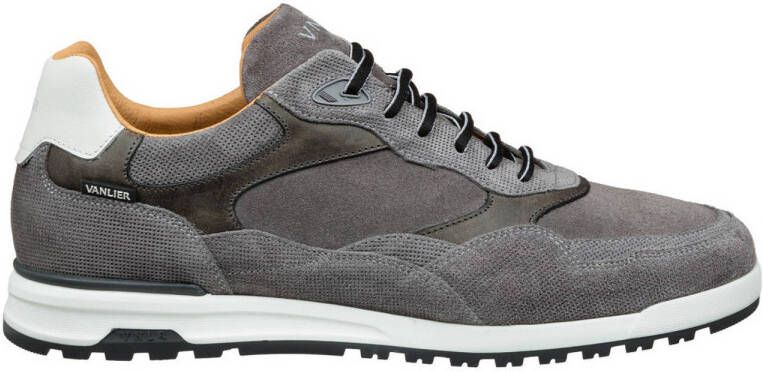 Van Lier Ravello suède sneakers donkergrijs
