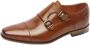 Van Lier Rhodes leren gespschoenen cognac - Thumbnail 4