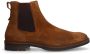 Van lier Cognac suède chelsea boots - Thumbnail 1