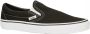 Vans Classic Slip-On Zwart Wit en Sneaker- VN000EYEBLK - Thumbnail 1