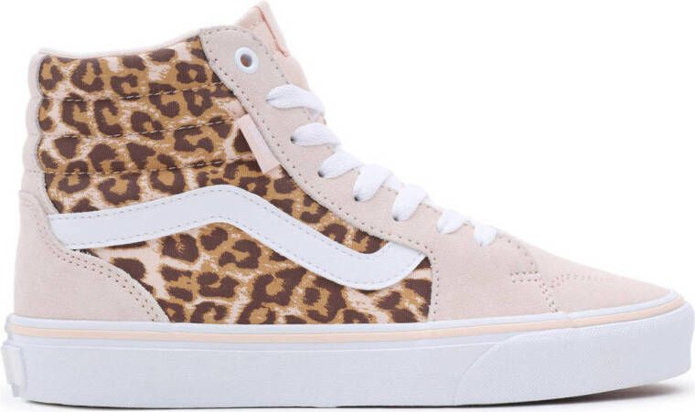 VANS Filmore Hi sneakers roze dierenprint