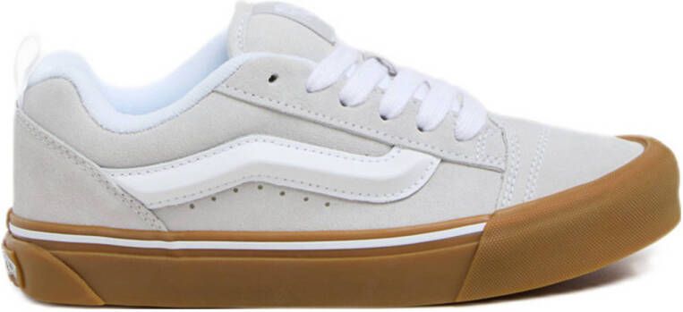 VANS Knu Skool sneakers lichtgrijs wit gum