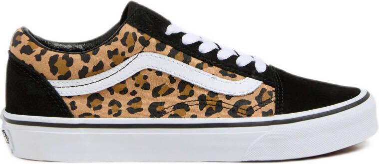 VANS Old Skool Animalier suède sneakers zwart