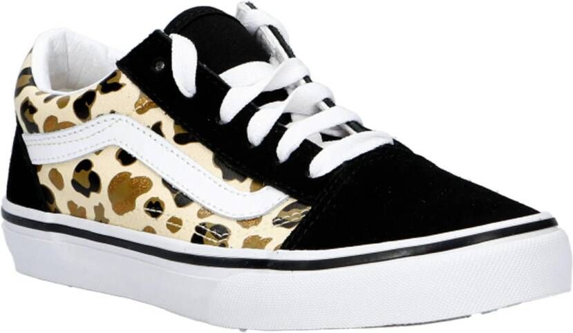 VANS Old Skool Leopard Glitter sneakers zwart bruin wit