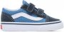 Vans Old Skool sneakers donkerblauw wit Jongens Canvas Meerkleurig 34 - Thumbnail 1