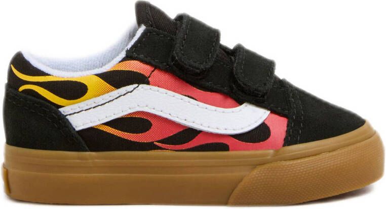 VANS Old Skool sneakers zwart rood geel