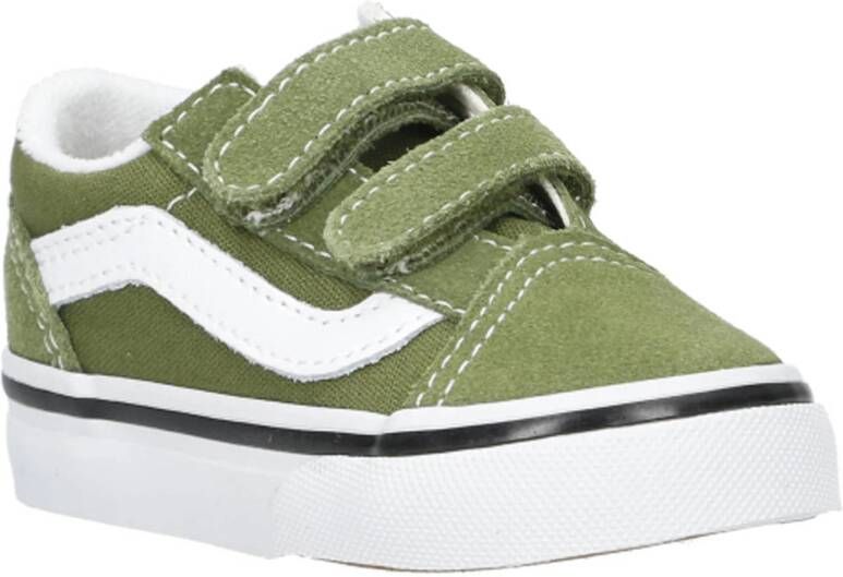 VANS Old Skool V Color Theory sneakers groen wit