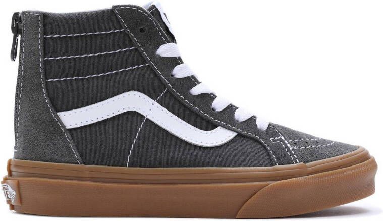 Vans SK8-Hi Zip GUM sneakers grijs Suede 32