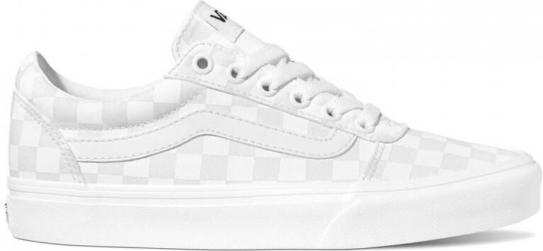 Vans Ward Checkerboard Dames Sneakers White White