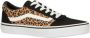 VANS Ward Cheetah sneakers zwart camel - Thumbnail 1