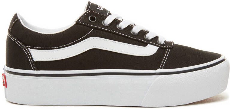 VANS Ward Platform sneakers zwart wit