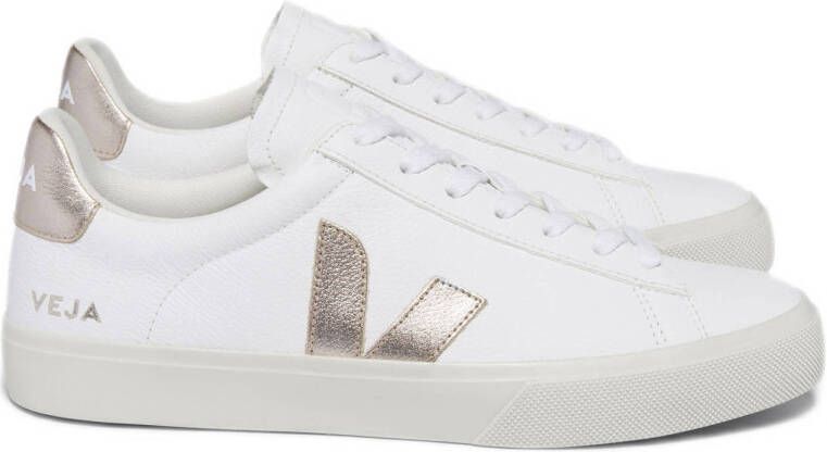 Veja Logo Sneakers Ronde Neus Veters Rubberen Zool Multicolor Dames