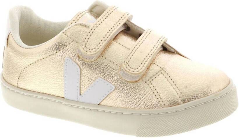 Veja leren sneakers goud Meisjes Meerkleurig 28 | Sneaker van