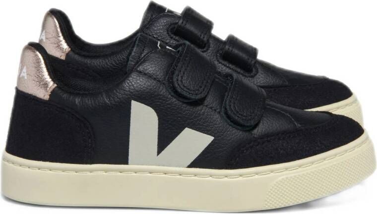 Veja leren sneakers zwart Meisjes Leer Logo 26 | Sneaker van