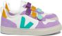 Veja Small V-10 leren sneakers lila multi Meisjes Leer Meerkleurig 23 - Thumbnail 1