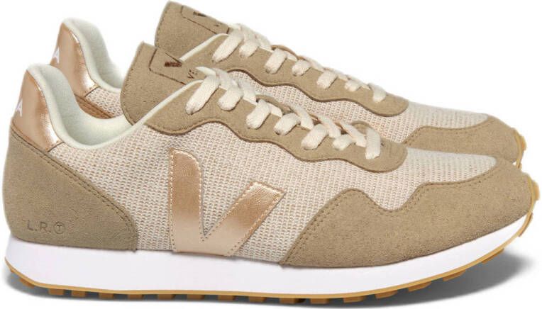 VEJA Lage Sneakers Dames Sdu Rec Maat: 37 Materiaal: Suèdelook Kleur: Beige