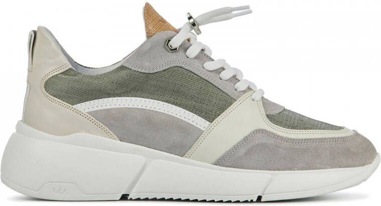 Via Vai 58133 Celina Jess suède sneakers taupe