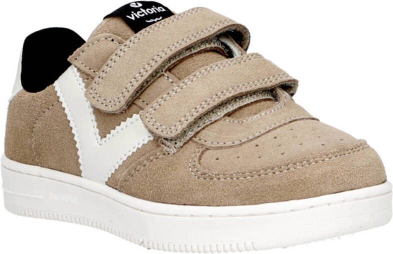 Victoria suède sneakers taupe