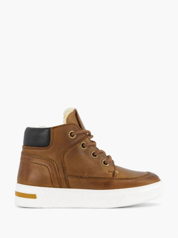 Victory Cognac leren sneaker