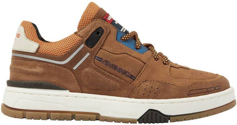 Vingino Brad Low Sneakers Jongens Cognac