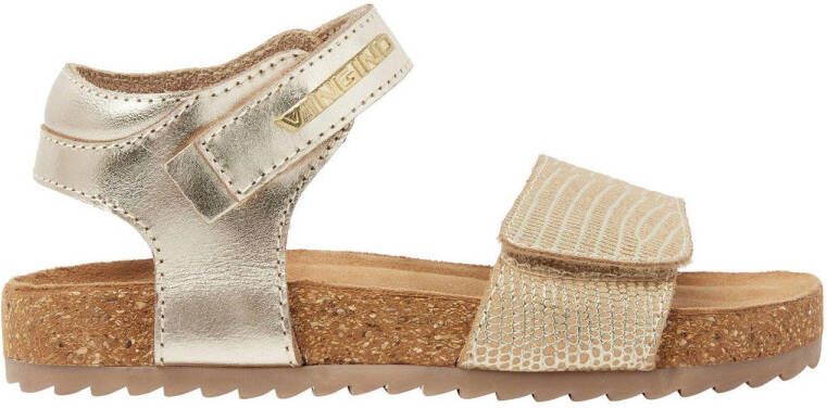 VINGINO Demi ll leren sandalen goud beige Meisjes Leer Meerkleurig 24