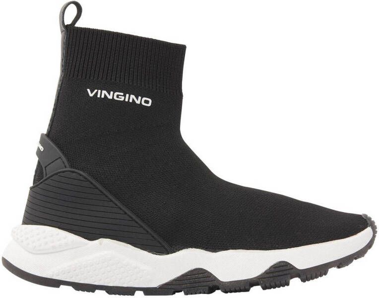 Vingino Gino sock sneakers zwart