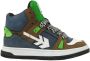 Vingino Kevin Hi Sneakers Jongens Blauw - Thumbnail 1