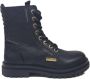 Vingino Shirley Veterboots zwart Leer Dames - Thumbnail 2