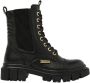 Vingino Sienna Veterboots Meisjes Zwart - Thumbnail 2