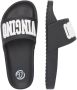 VINGINO Xario slippers zwart Jongens Rubber Logo 30 - Thumbnail 1