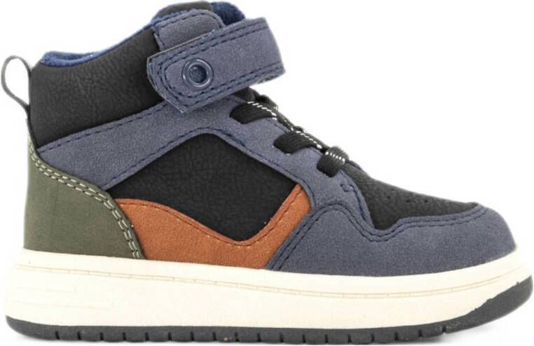 Vty Donkerblauwe hoge sneaker