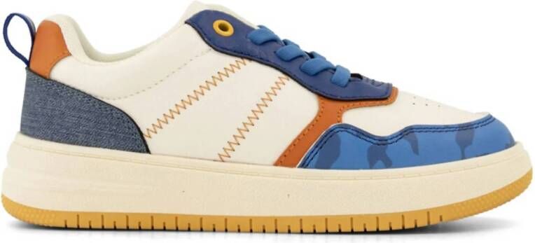 Vty sneakers ecru blauw