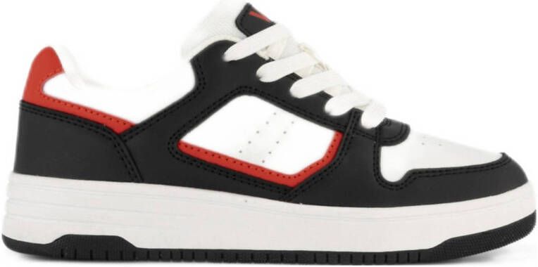 Vty sneakers zwart rood