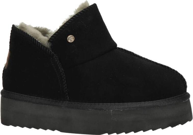 Warmbat Australia Warmbat Willow Plateau dames gevoerde boot Zwart