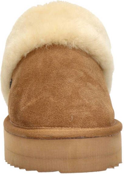 Warmbat Suède Pantoffels voor Wolkenwandeling Brown Dames