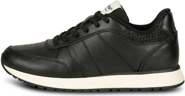 Woden Ronja Leren Sneaker Black Dames