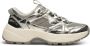 Woden Sportieve en Aantrekkelijke Sif Metallic Sneaker Gray Dames - Thumbnail 1