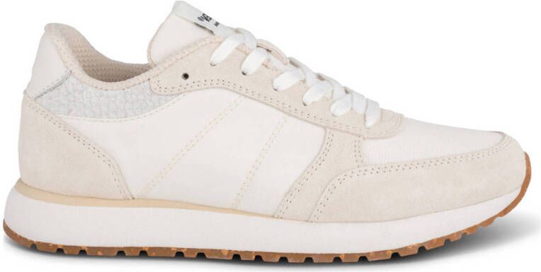 Woden Witte Lage Top Sneakers Ronja Beige Dames