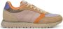 Woden Innovatieve Color-Blocked Sneakers met visleren details Beige Dames - Thumbnail 1