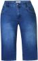 Zhenzi high waist slim fit short medium blue denim - Thumbnail 1