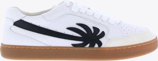 Palm Angels Sneaker Wit Leder