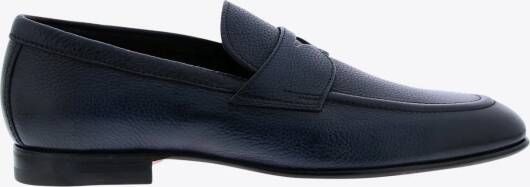 Santoni Mocassin Blauw