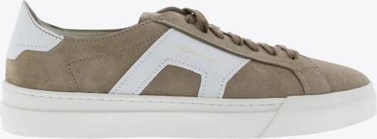 Santoni Sneaker Beige Daim