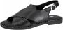 Remonte black casual open sandals Zwart Dames - Thumbnail 4