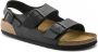 Birkenstock Zwarte Sandalen met Leren en Synthetische Voering Black Heren - Thumbnail 9