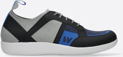 Wolky Shoe > Outlet > Veterschoenen Base lichtgrijs royal blauw kunststof